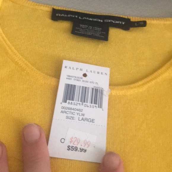 Yellow Ralph Lauren Sweater - Picture 2 of 3